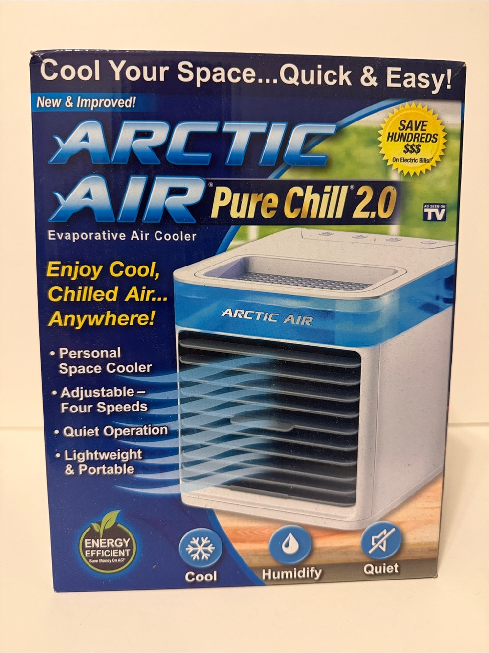 Arctic Air Evaporative Portable Air Cooler Pure Chill 2.0